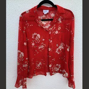 Ann Taylor Loft Silk Shirt